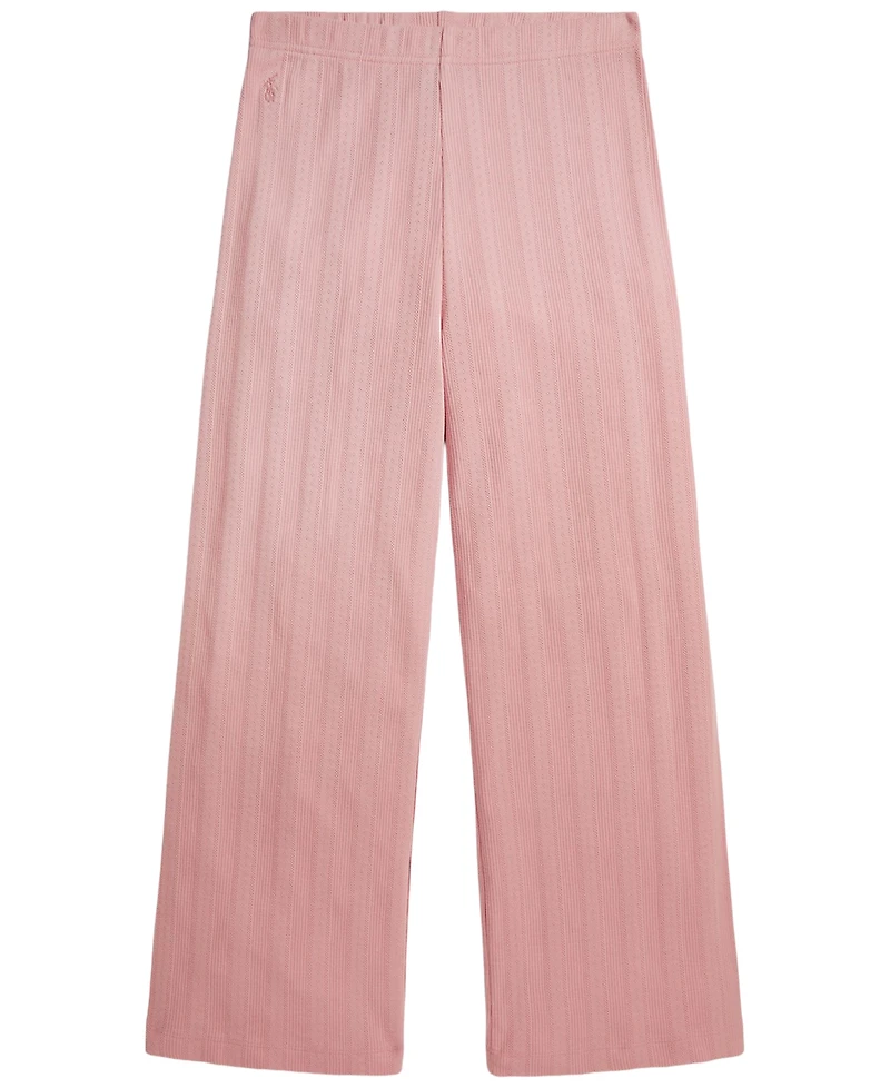 Polo Ralph Lauren Girls' 7-16 Wide-Leg Pull-On Pants