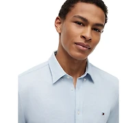 Tommy Hilfiger Men's Knit Pique Long-Sleeve Shirt