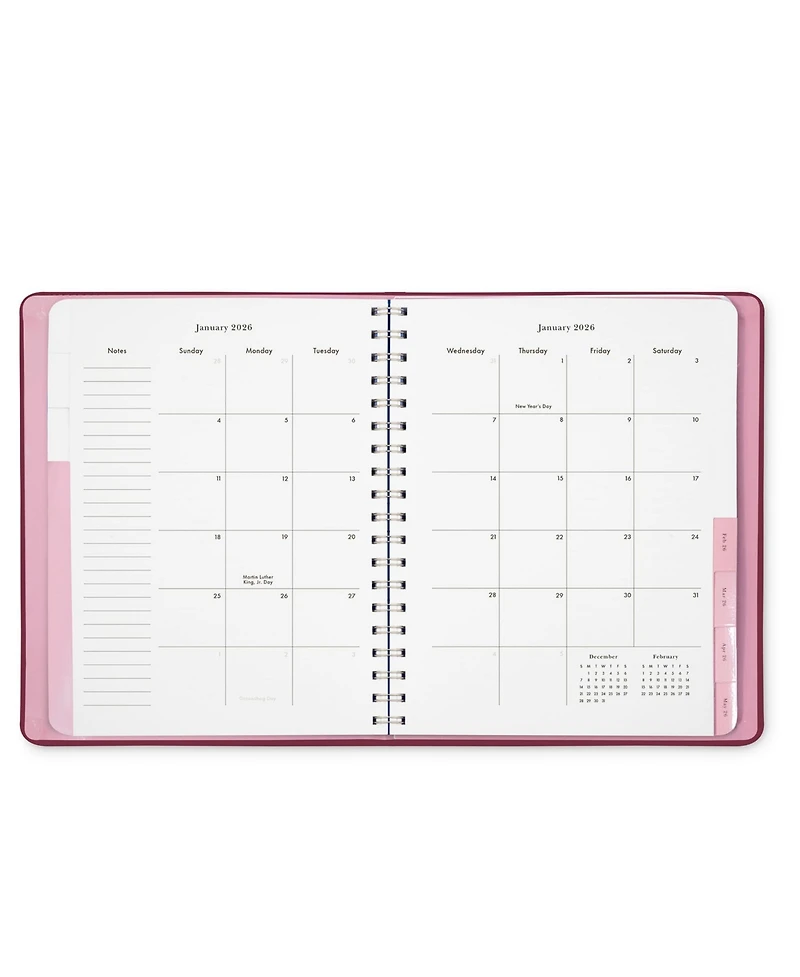 Gnuadz 2026 Planner Weekly Monthly Spiral Stickers