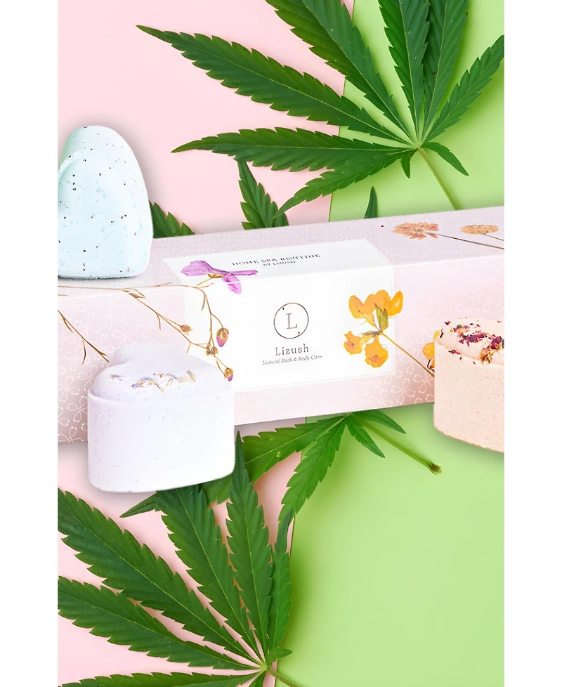Lizush Cbd Heart-Shaped Shower Steamers Gift Set