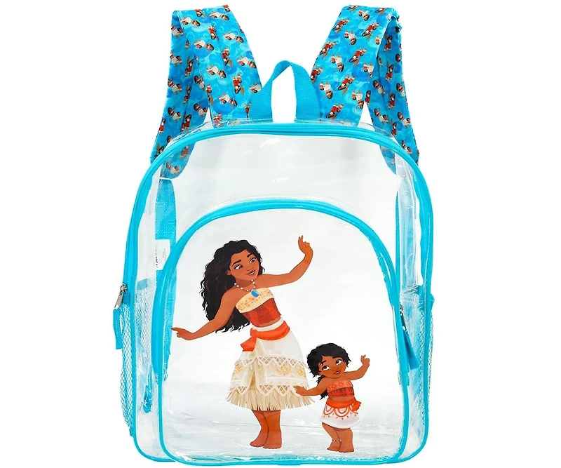 Disney Moana 2 Transparent 16 Inch Clear Backpack