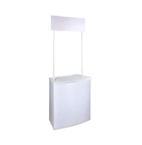 Yescom Portable Promotion Counter Table Booth Kiosk Trade Show Display Banner Stand