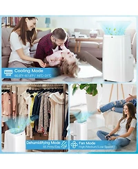 Ecooso 9000 Btu(Ashrae) 3-in-1 Portable Air Conditioner with Remote Control