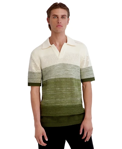Karl Lagerfeld Paris Men's Short-Sleeve Polo Shirt