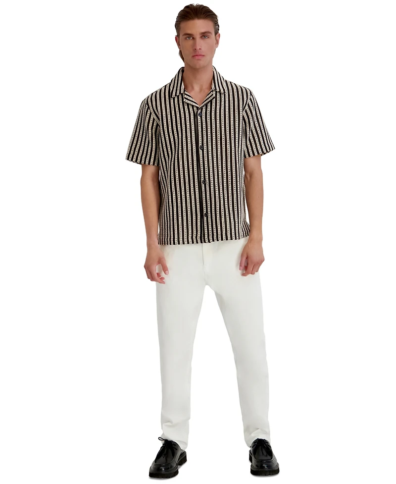 Karl Lagerfeld Paris Men's Short-Sleeve Shirt