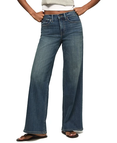 Lucky Brand Women's Stevie High-Rise Wide-Leg Jeans