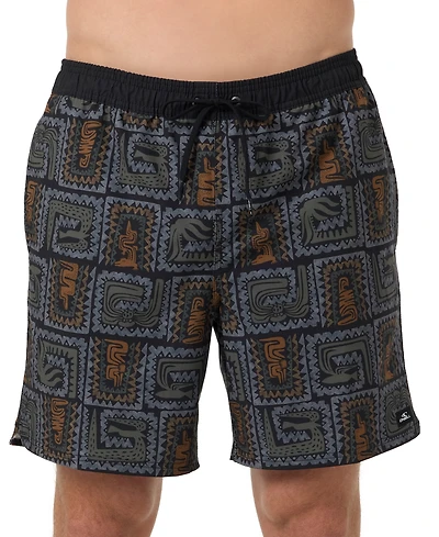 O'Neill Men's Hermosa Printed Swim Trunks