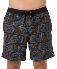 O'Neill Men's Hermosa Printed Swim Trunks