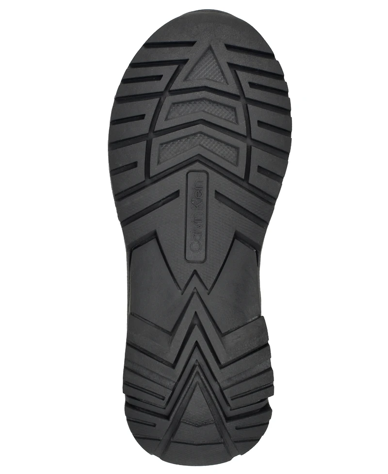 Calvin Klein Women's Abelea Knit Slip-On Chunky Sole Sneakers