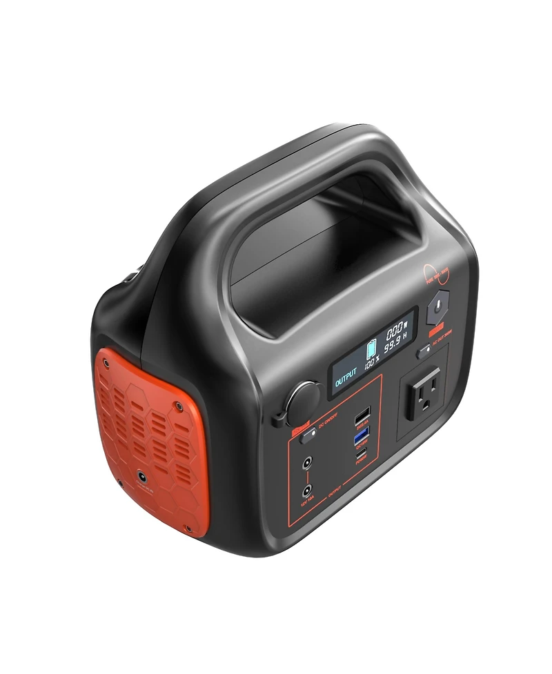 Mondawe 300W Portable Power Station 299.5Wh 2500mAh Solar Generator Power Supply with Ac Outlet