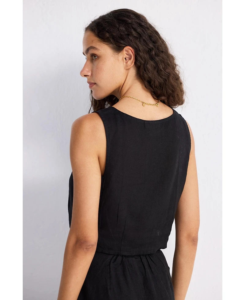 Reistor Women's Boxy Crop Top