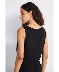 Reistor Women's Boxy Crop Top