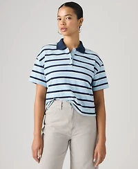 Levi's Women's Didion Rugby Short-Sleeve Collared Polo Shirt