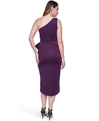 Eliza J Women's One-Shoulder Side Bow Dress