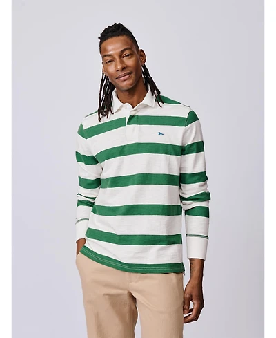 Aubin Men's Irnham Long Sleeve Collared Rugby Shirt