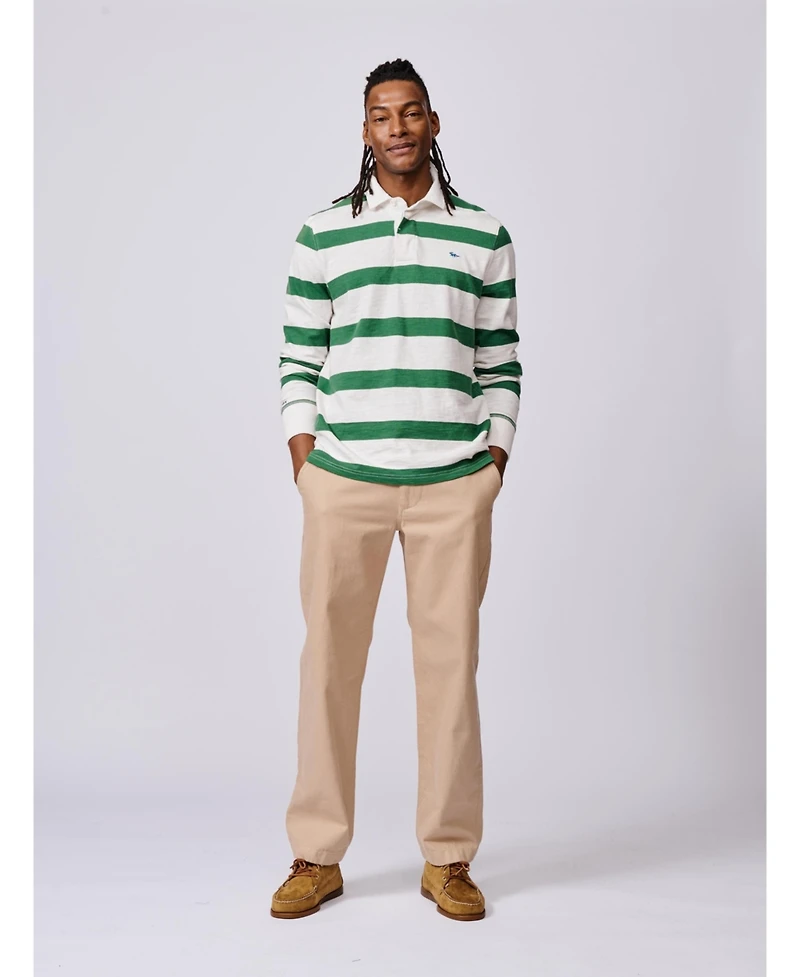 Aubin Men's Irnham Long Sleeve Collared Rugby Shirt