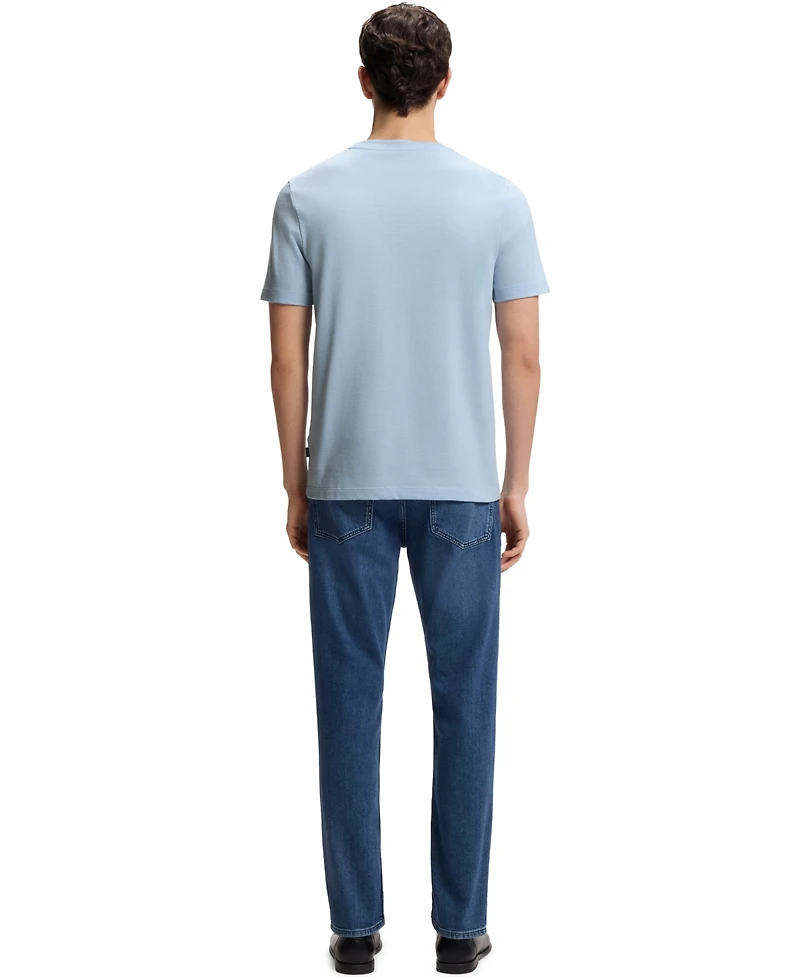 Boss by Hugo Boss Men's Bubble-Jacquard Structure T-shirt