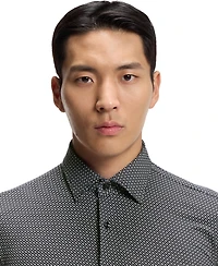 Boss by Hugo Men's Performance-Stretch Fabric Slim-Fit Dress Shirt