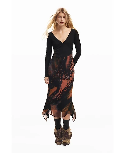 Desigual Women's Printed long dress