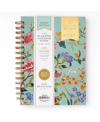 Gnuadz 2026-2027 Academic Year Planner- July to June Softcover, Dividers, Pocket, Stickers, Notes Pages