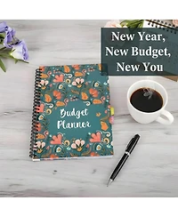 Gnuadz Budget Planner Bill Organizer Expense Notebook Floral Spiral