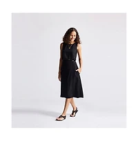 Reistor Women's Overlap Midi Skirt