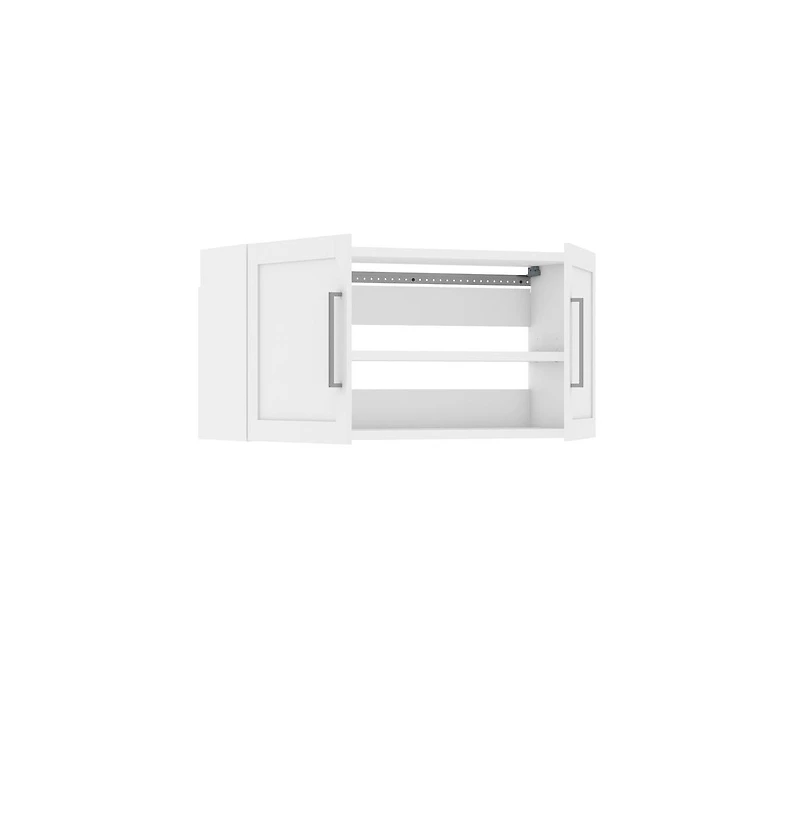 Sauder GarageCore Upper Cabinet and Doors Bundle