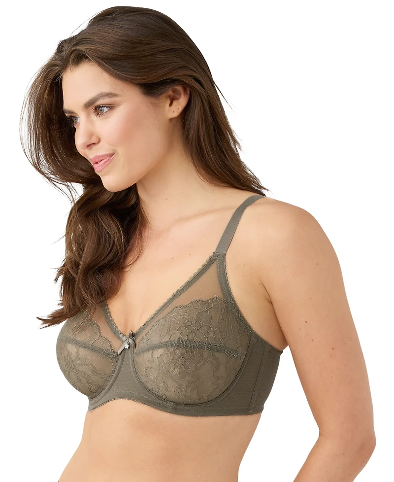 Wacoal Women's Retro Chic Full-Figure Underwire Bra 855186, Up To J Cup