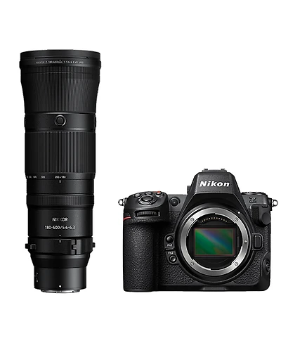 Nikon Z8 Mirrorless Camera with Nikkor Z 180-600 f/5.6-6.3 Vr Lens