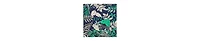 Yumi Women's Sleeveless Leaf Print Culotte Jumpsuit