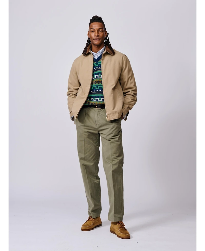 Aubin Men's Newland Canvas Harrington Utility Jacket