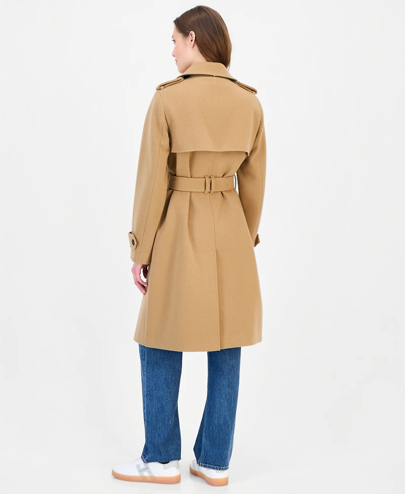 Tommy Hilfiger Women's Double-Breasted Trench Coat