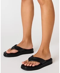 Steve Madden Women's Bella Flatform Slip-On Thong Sandals