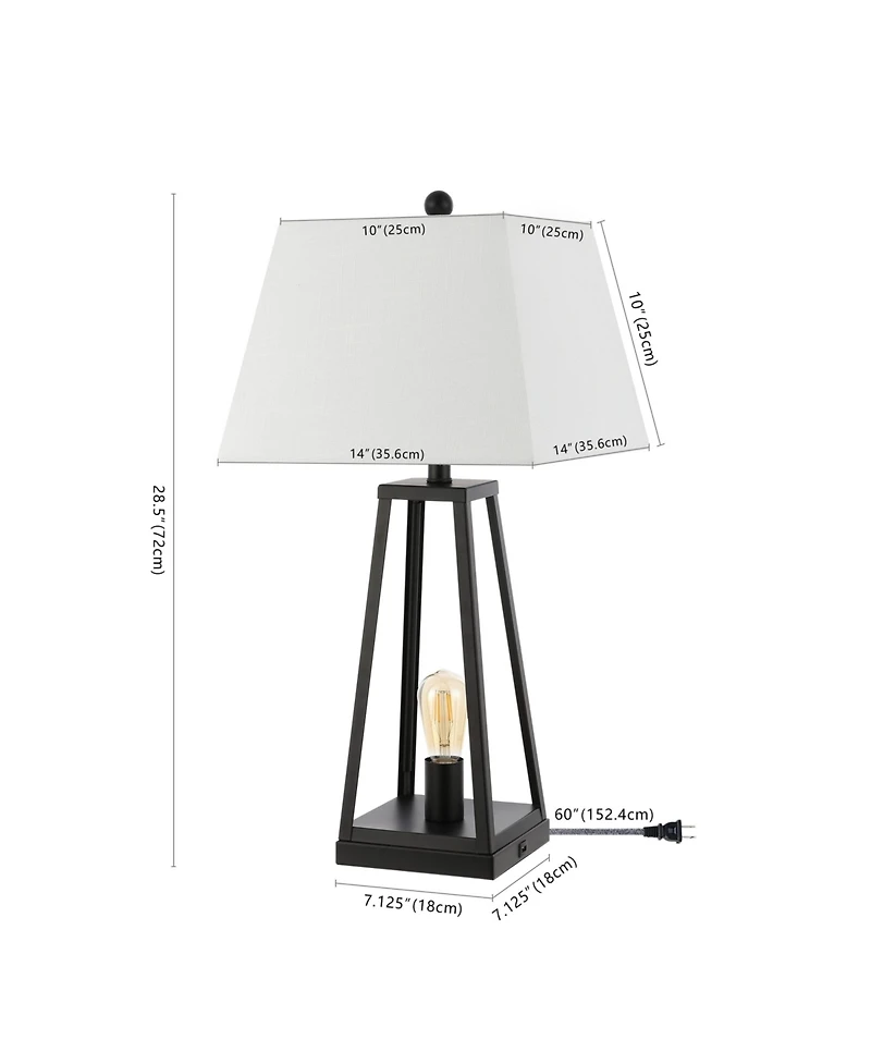 Waylon Classic Industrial Iron Nightlight Led Table Lamp