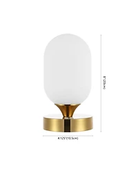 Eli Bohemian Farmhouse Iron Rechargeable Integrated Led Table Lamp