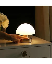 Zoe Bohemian Farmhouse Iron Rechargeable Integrated Led Table Lamp