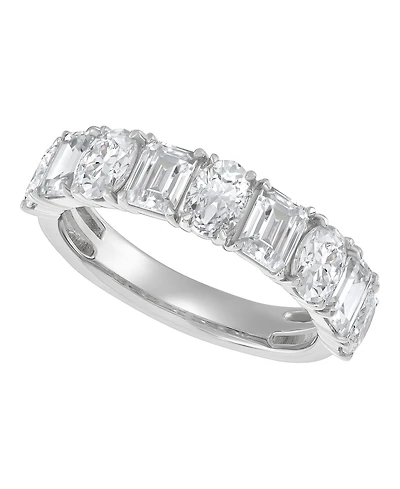 Macy's Igi Certified Lab Grown Diamond Band Ring (3 ct. t.w.) 14k White or Yellow Gold