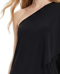 Ny Collection Women's Cape-Top Knit Jumpsuit