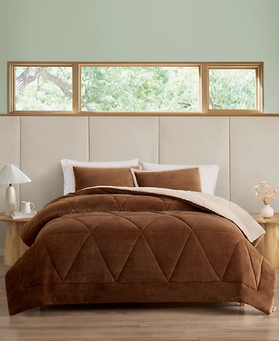 Closeout! Ugg Avery Plush Reversible 3-Pc. Comforter Set