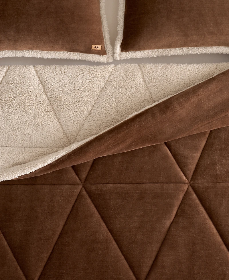 Closeout! Ugg Avery Plush Reversible 3-Pc. Comforter Set