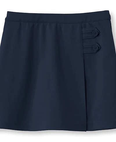 Lands' End Girls Ponte A Line Skort Above the Knee