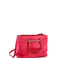 Pre-Owned Gucci Medium Bright Bit Convertible Tote Leather