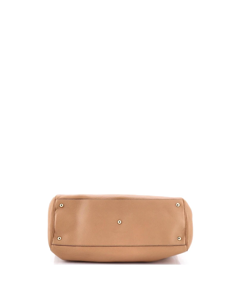 Pre-Owned Gucci Large Bamboo Shopper Tote Leather