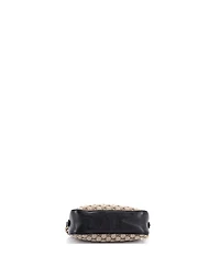Pre-Owned Gucci Small Gg Marmont Shoulder Bag Diagonal Quilted Gg Canvas with Leather