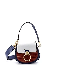 Pre-Owned Chloe Small Tess Bag and Embossed Leather