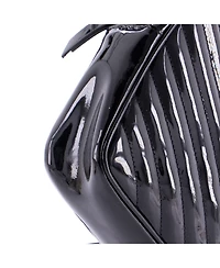 Pre-Owned Saint Laurent Small Lou Camera Bag Matelasse Chevron Patent