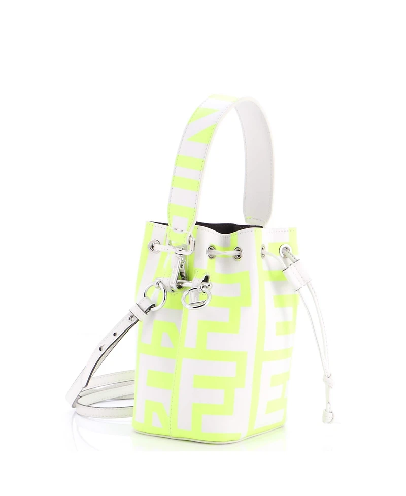 Pre-Owned Fendi Mini x Marc Jacobs Mon Tresor Bucket Bag Printed Leather
