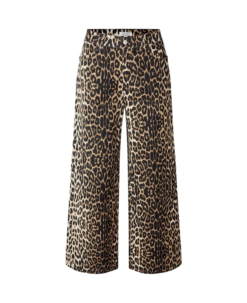 Masai Copenhagen Women's MaPassang Leopard Print Jeans