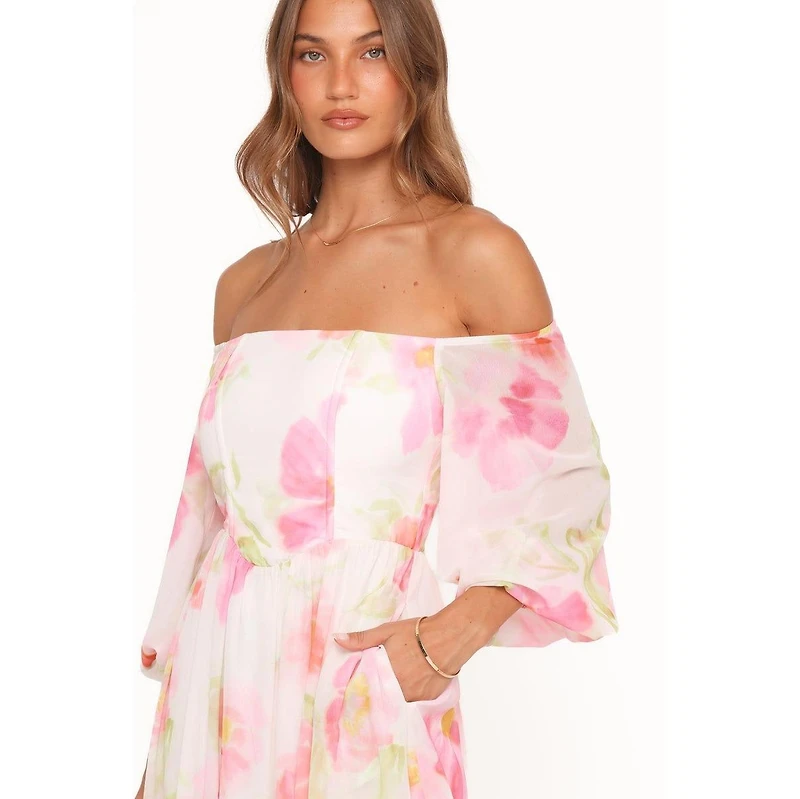 Petal and Pup Women's Chantel Off Shoulder Maxi Dress