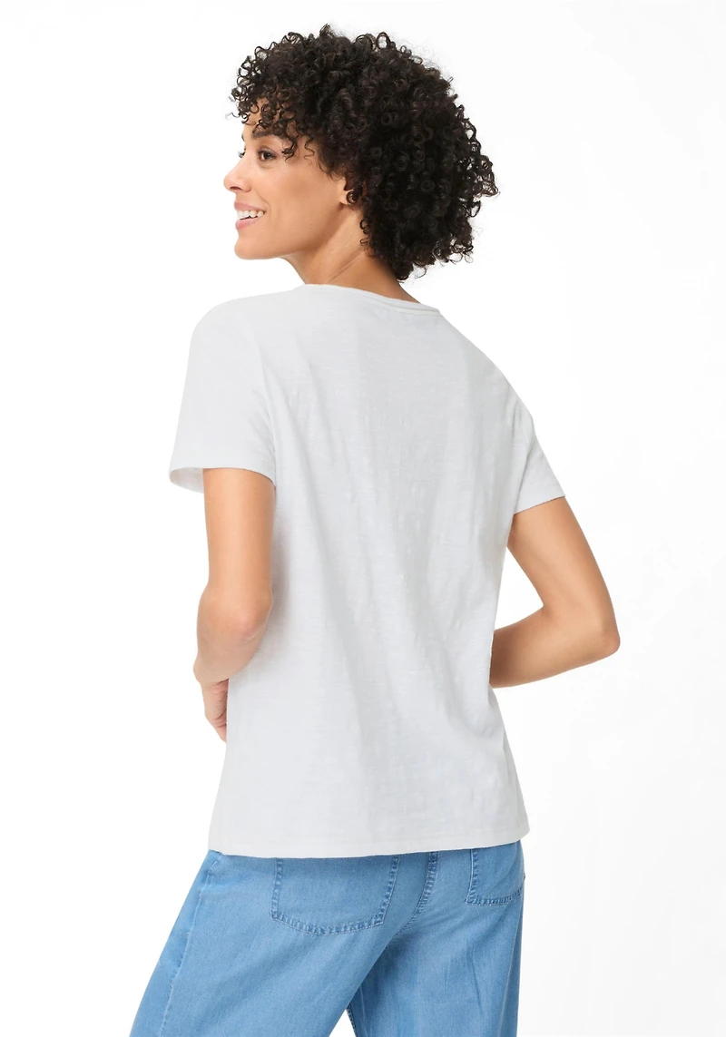 Olsen Women's Ciao Amore Placement Print T-Shirt